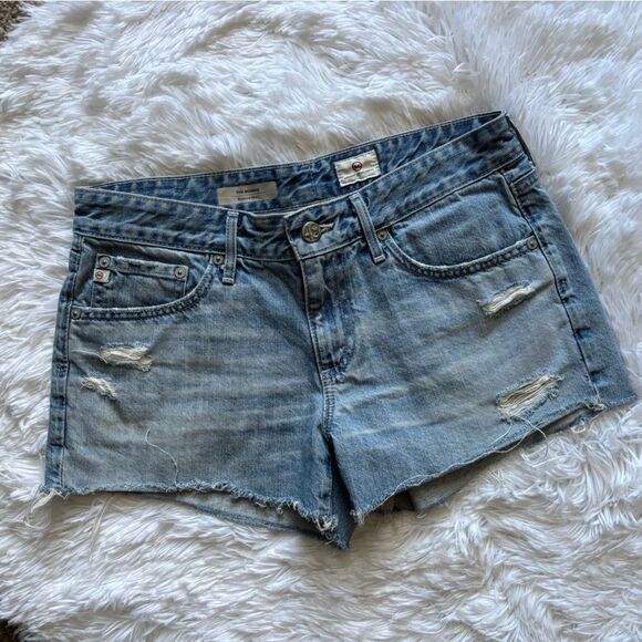 Ag Adriano Goldschmied Pants - AG Adriano Goldschmied‎ Jean Shorts The Bonnie Relaxed Womens Size 26